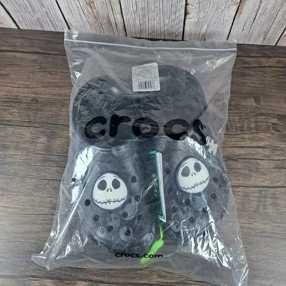 Crocs X Disney The Nightmare Before Christmas GID Jack Skellington Clog W10 M8 - Picture 8 of 9